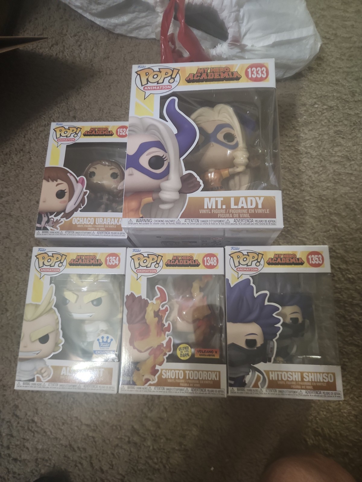 My Hero Academia Funko Pop Lot