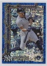 2025 Topps Holiday Chrome Blue Sparkle Refractor 71/199 Giancarlo Stanton 0c3j