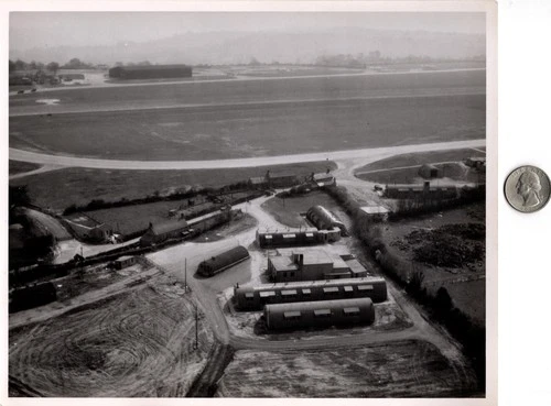 WW2 WWII Military Press Photo US Navy Naval Air Facility 804 Dunkeswell England