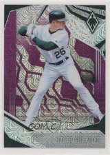 2019 Panini Chronicles Phoenix Purple Mojo Prizm 22/75 Matt Chapman #18 o7m
