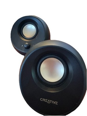 Creative Labs 51MF1680AA000 Pebble USB 2.0 Desktop Speakers - Black