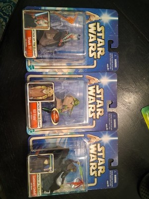 Hasbro Star Wars Attack of the Clones: LUMINARA, SHAAK TI, KIT FISTO figures