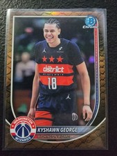 2025-26 Bowman Chrome Kyshawn George BCV-177 Reptillian Refractor