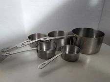 Amco 864 Set of 5 Measuring Cups 1/4, 1/3, 1/2, 1 Cup  2 Cup18/8  SS