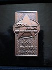 The Making of Star Trek:TNG Gold Edition trading card set w/ solid brass pin — photo 3