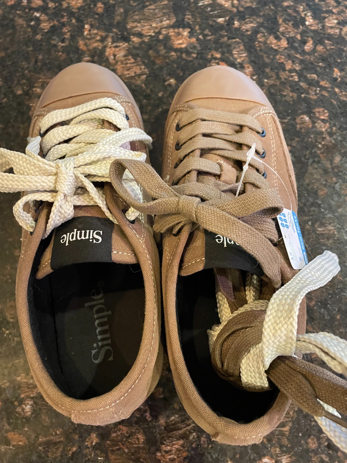 NWT OS Simple Shoes Skateboard Brown Size W7, M5, EU38 RARE Color image 5