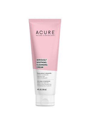 ACURE Seriously Soothing Cleansing Cream with Peony Extract and Amino Acids 4oz