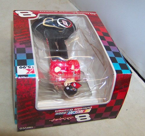 TREVCO #8 "BUD" DEI DALE EARNHARDT JR FIGURE NASCAR HOLIDAY CHRISTMAS ORNAMENT - Picture 3 of 7