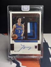 2021-22 Panini One and One - Rookie Jersey Autographs Josh Giddey #RJ-JGD /25