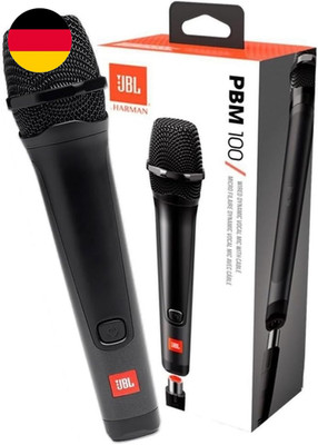 JBL PBM 100   Dynamisches Gesangsmikrofon Mit Kabel - Schwarz   Zubehör Für Die