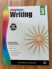 Spectrum Writing, Grade 3 Workbook by Carson Dellosa BRAND NEW