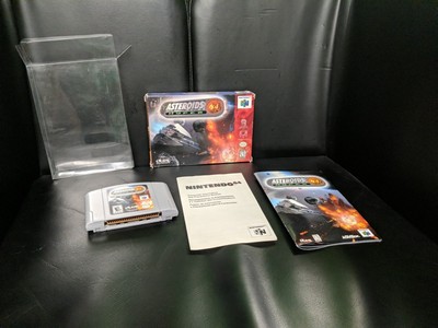 Authentic Asteroids Hyper 64 Nintendo 64 N64 1999 CIB Complete Video Game Cart