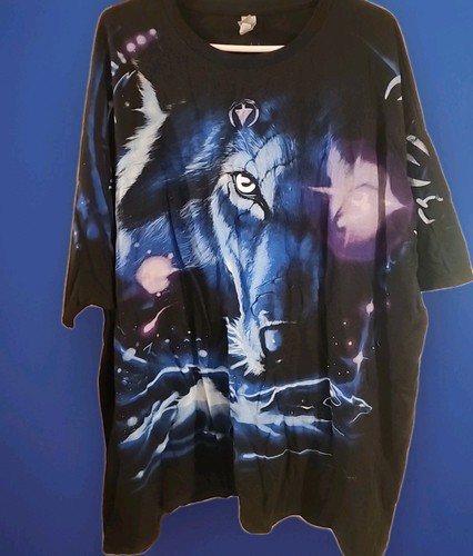 Camiseta de Colección 2001 Gildan Great Wolf Lodge Wolf Estampado Completo Talla 3XL - Imagen 14 de 15