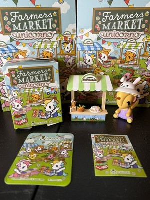 Tokidoki Farmers Market Unicorno - Carrot Cake Stand - With Box & Sticker