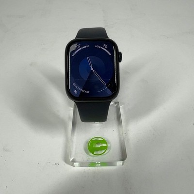 GPS Only Apple Watch Series 8 45MM Midnight Aluminum Midnight Sport Band