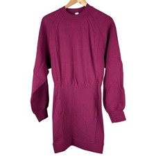 Lululemon Scuba Long Sleeve Dress Deep Luxe Purple Women's Size 4 New With Tag