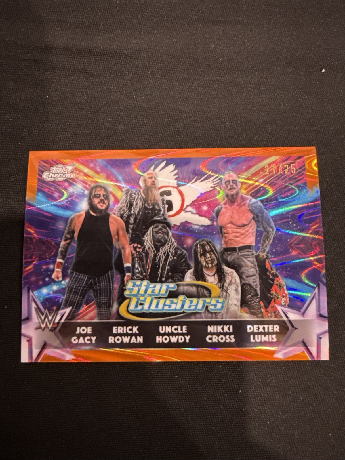 2026 Topps Cosmic Chrome WWE SC-11 Uncle Howdy Wyatt Sicks Star Clusters /25