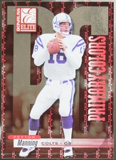 2001 Donruss Elite - Primary Colors Football Peyton Manning #PC-1 NM