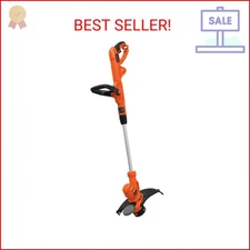 BLACK+DECKER String Trimmer Weed Wacker with Auto Feed Weed Eater, 6.5-Amp, 14-I