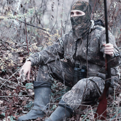 Real Tree Camo Full Face Mask Tactical Military Balaclava Hunting Face Cover - Picture 2 of 10