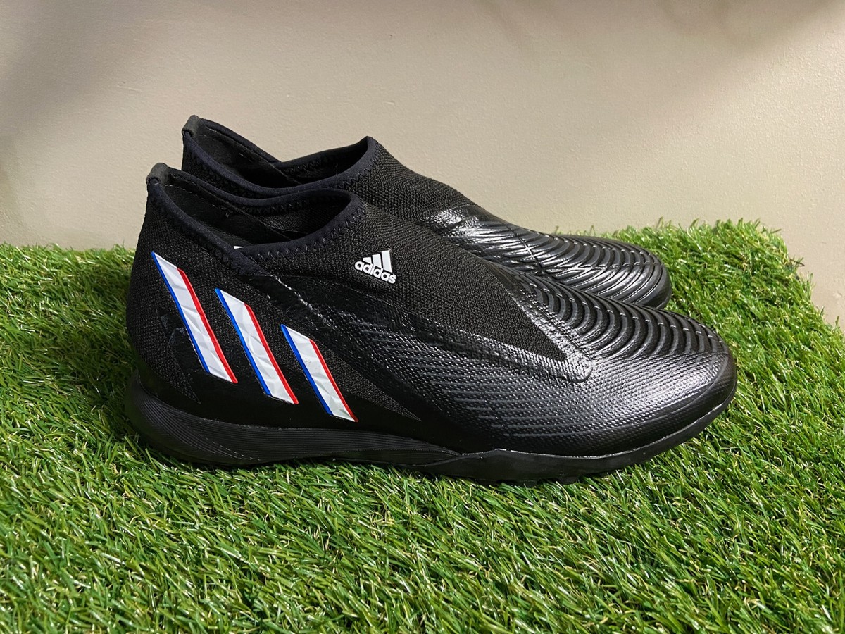 Adidas Men's Predator Edge.3 LL TF Turf Black Soccer Shoes Adidas Men's Predator Edge.3 LL TF Turf Black Soccer Shoes