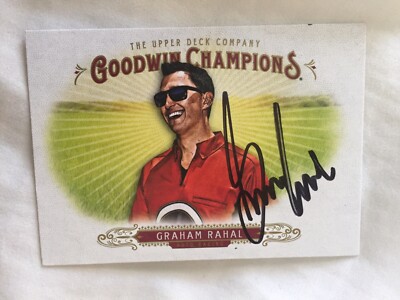 Signed Trading Card Indy 500 Indianapolis  Graham Rahal Goodwin Champions 2018