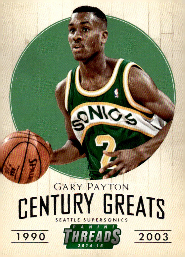 2014-15 Panini Threads #16 Gary Payton Century Greats