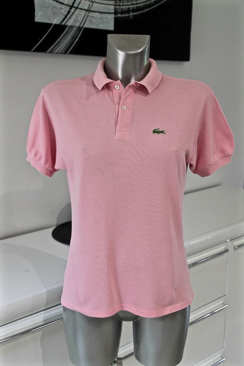 joli polo rose manches courtes LACOSTE taille 16 ans (S) EXCELLENT