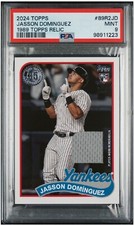 Jasson Dominguez 2024 Topps Series 2 1989 Topps Baseball Relics #89R2JD PSA 9