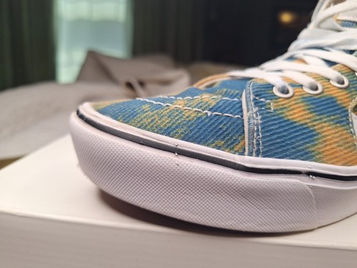 Vans Shoes Sk8 Hi Comfy Cush In Bloom Tie Dye Blue Yellow sz 7.5 - Picture 2 of 21