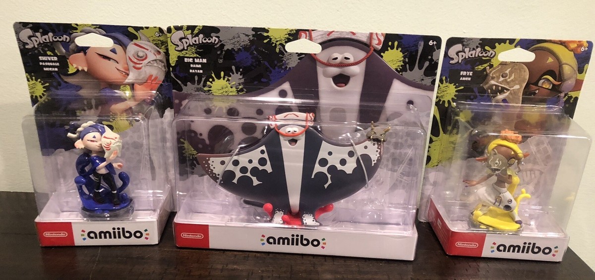 Switchソフト　スプラトゥーン3     amiibo１１個セット Amazon.co.jp: amiibo すりみ連合セット[フウカ／ウツホ