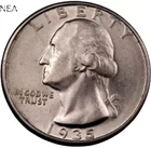 1935-S Washington Quarter ~ Borderline Uncirculated (AU++) ~ OVERSTOCK SPECIAL!!