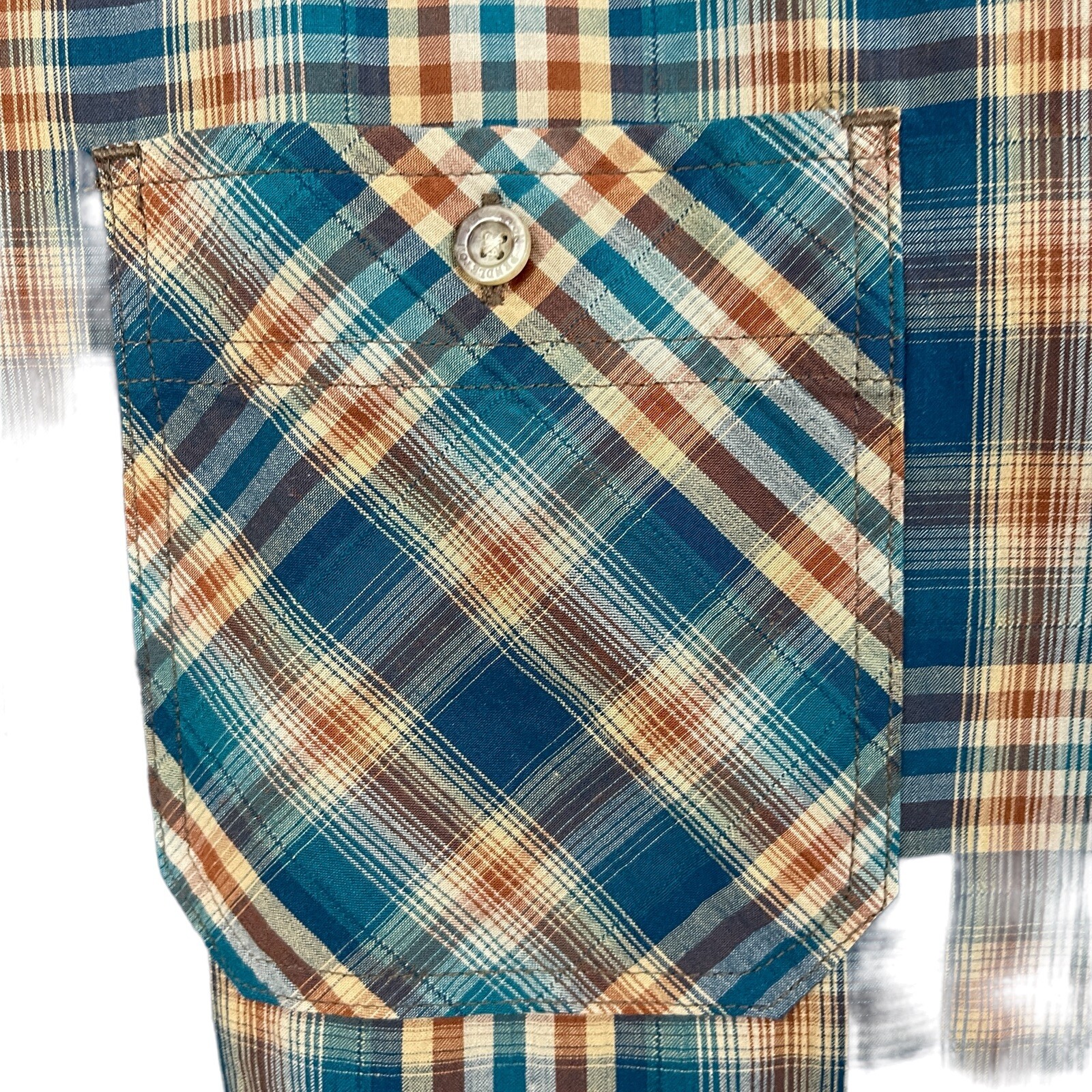 Pendleton Large Santiam Button Front Shirt Plaid … - image 8