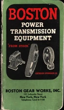 1938 Power Transmission Equipment Catalog Boston Gear Works book