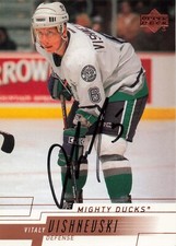 2000-01 Upper Deck - #234 Vitaly Vishnevski AUTOGRAPHED Card