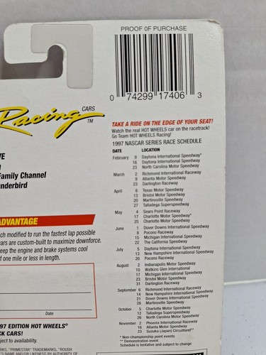 Ted Musgrave 1:64 Primestar Ford Diecast 1997 Pro Racing Hot Wheels #16 1ª edición - Imagen 7 de 10