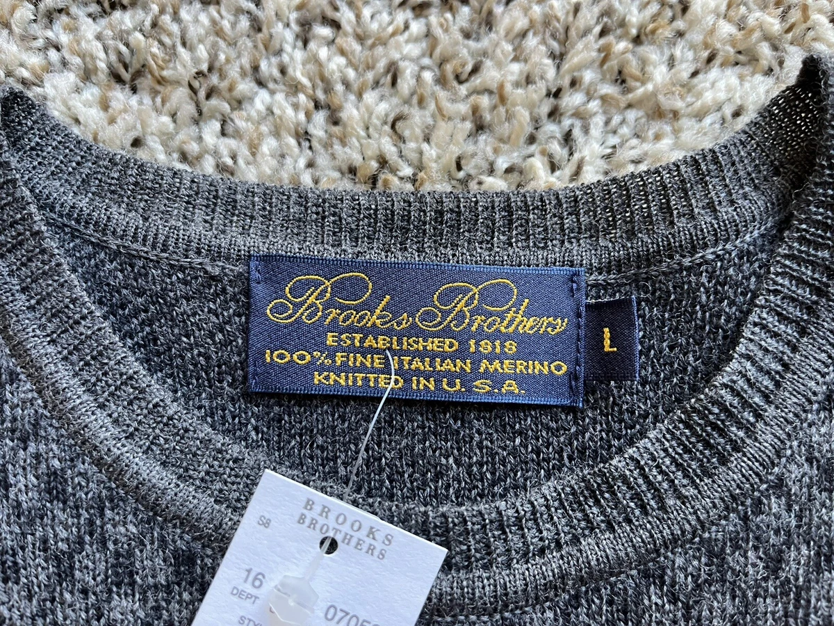 Brooks brothers shop crew neck sweater