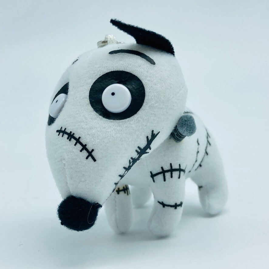 Disney FRANKENWEENIE SPARKY Mini Plush Doll Strap Japan TIM BURTON