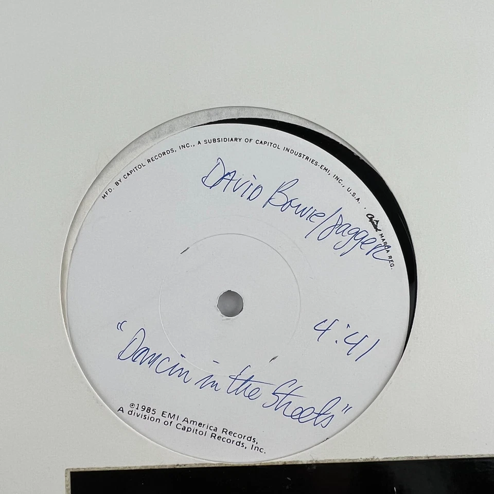 David Bowie And Mick Jagger – Dancing In The Street PROMO Radio Single ~ RARE - Image 2 of 4