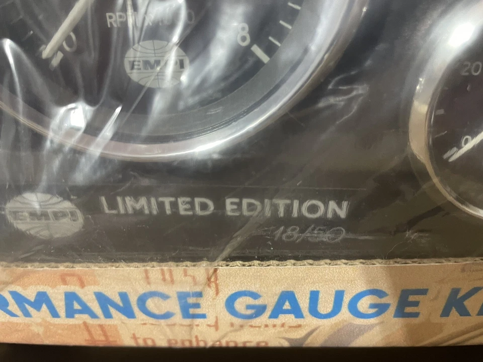Kit de medidor de rendimiento Empi edición limitada *50 hecho muy raro* (3) VW refrigerado por aire Foto 3 de 4