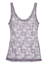 COSABELLA Trenta Lace Camisole Cami SiZe SMALL 2 4 Tank Top GRAY Grey Lace NWT