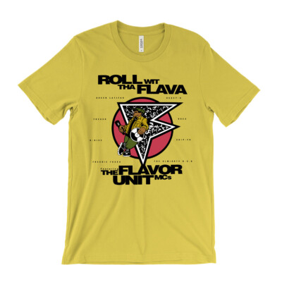 The Flavor Unit MC's T Shirt - 90s boom bap hip hop Queen latifah D-Nice Treach