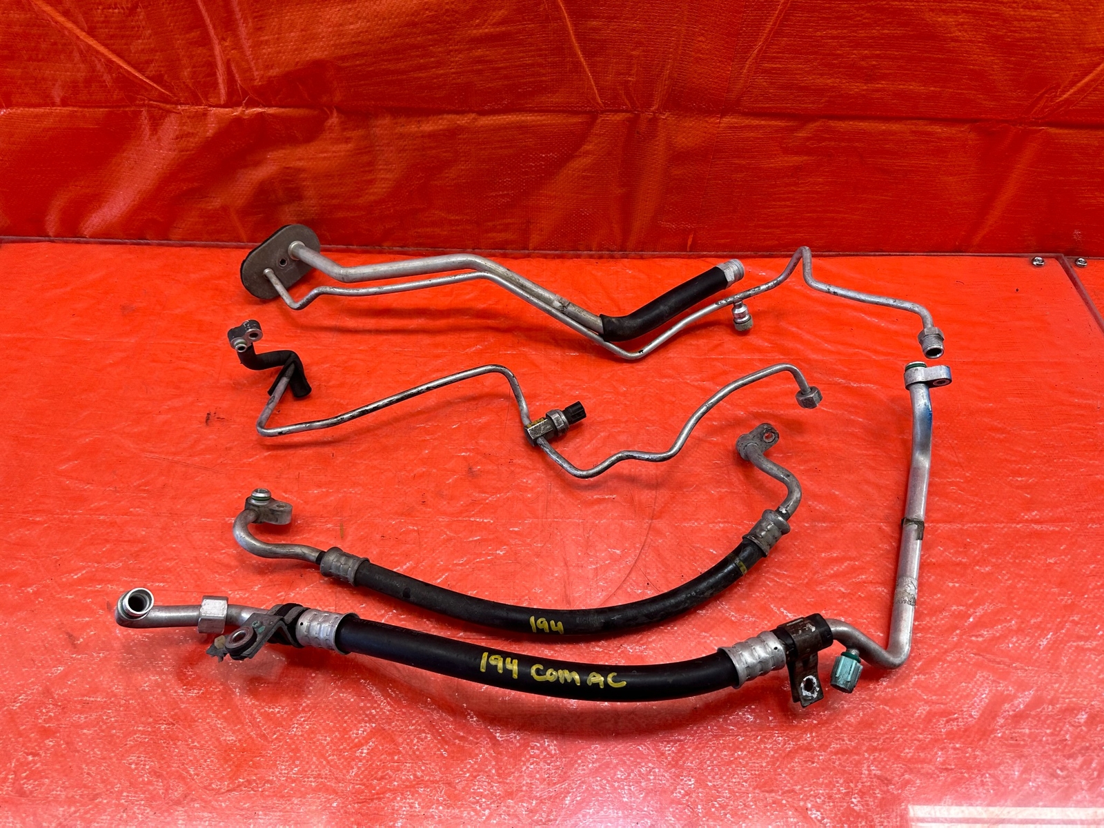 0711 HONDA CIVIC SI AC LINE SET LINES PIPES HOSES COMPLETE OEM