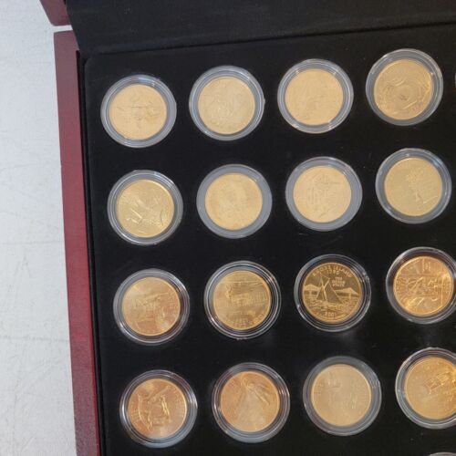 24k The Complete Gold Layered STATEHOOD QUARTER SET 1999-2008. NEW DJ Lot# 2 - Picture 3 of 19