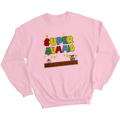 Super Mummio Damen Muttertag Sweatshirt Pullover lustig Mama Mama süß Geschenk 1#MD