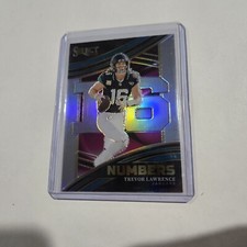 2023 Panini Select - Select Numbers #NMB-TLA Trevor Lawrence SILVER