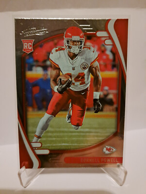 Panini Absolute Football 2021 Cornell Powell Chiefs #142 Trading Card NFL
