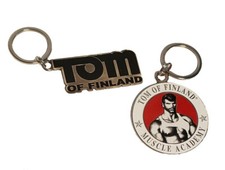 Tom of Finland Logo Muscle Academy Keyring Metal Gay Key Ring Chain