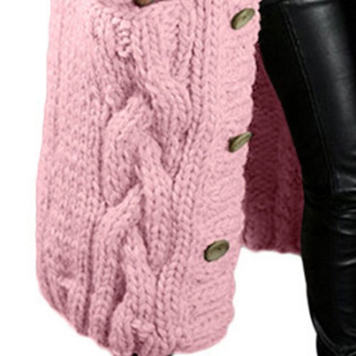 Ladies Loose Chunky Overcoat Women Cable Knitted Winter Baggy Cardigan Sweater - Picture 71 of 72