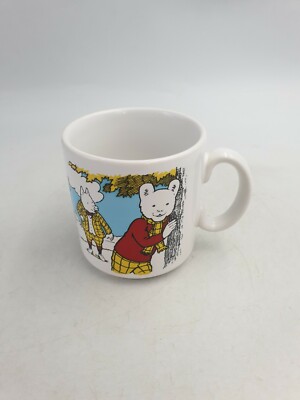 Rupert der Bär Keramik Kinder Tasse Comic Strip Figur Express Zeitungen 1991